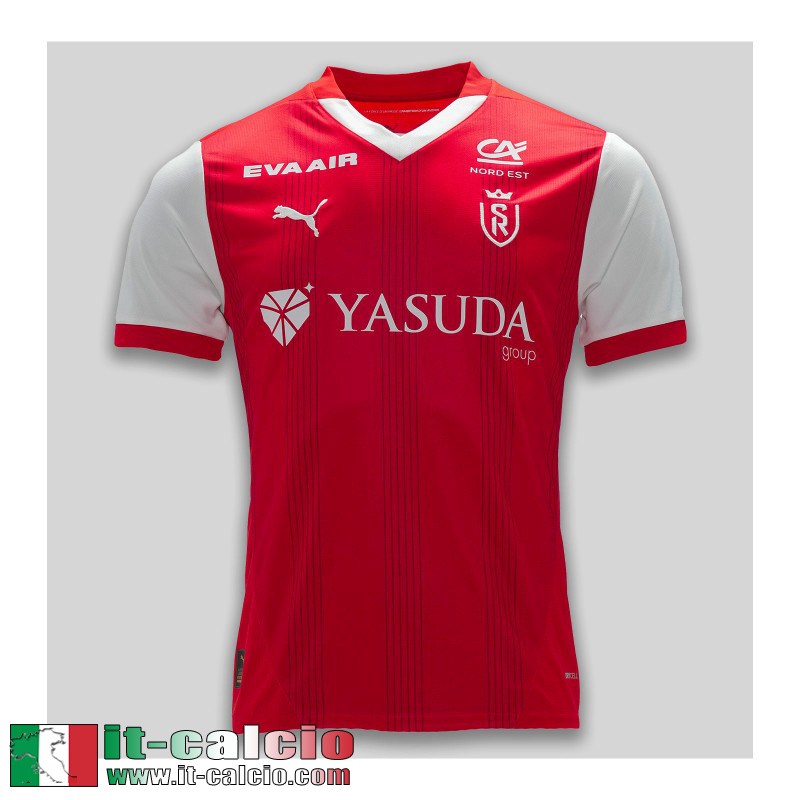 Maglia Calcio Stade Reims Prima Uomo 24 25