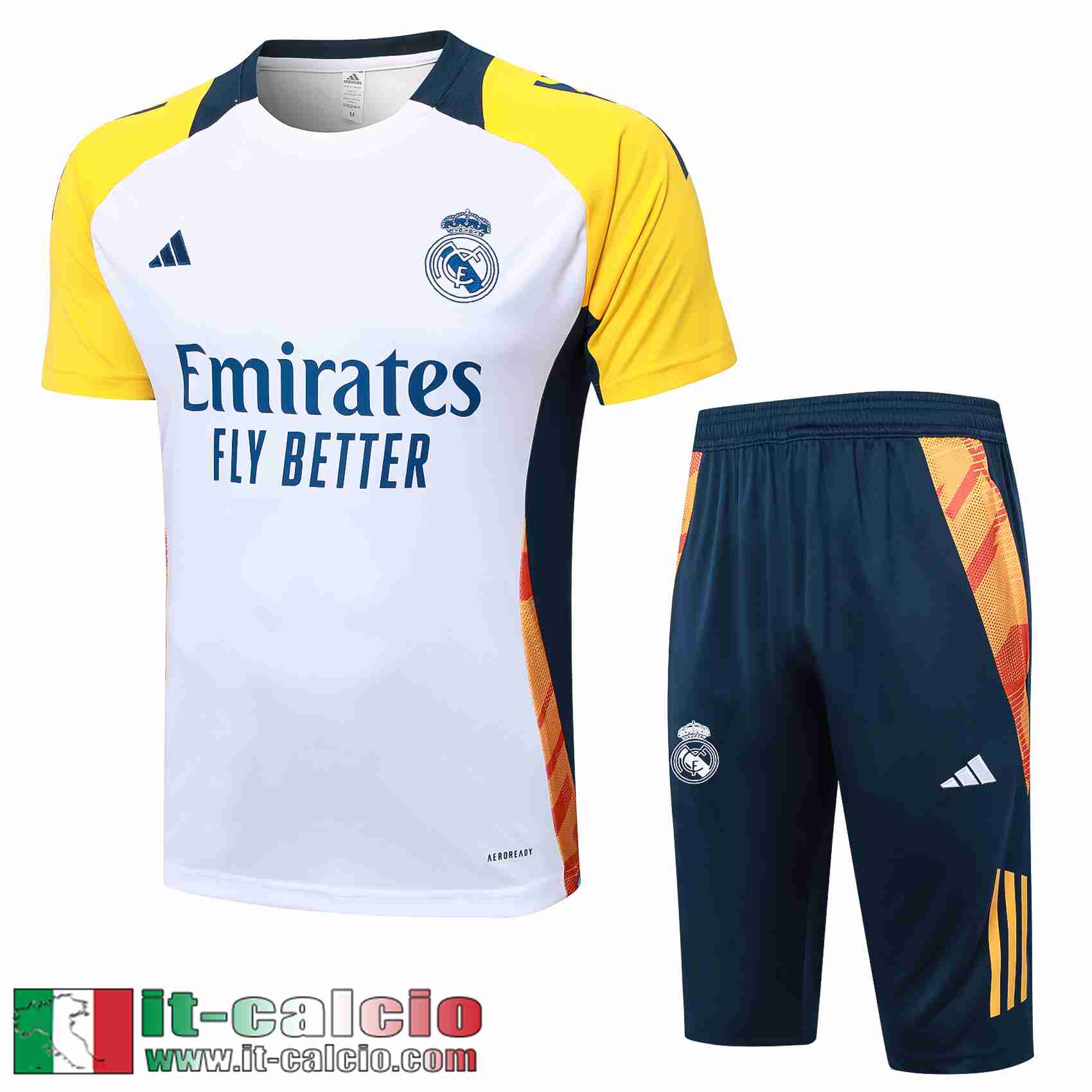 Magliette a Maniche Corte Real Madrid Uomo 2425 H96