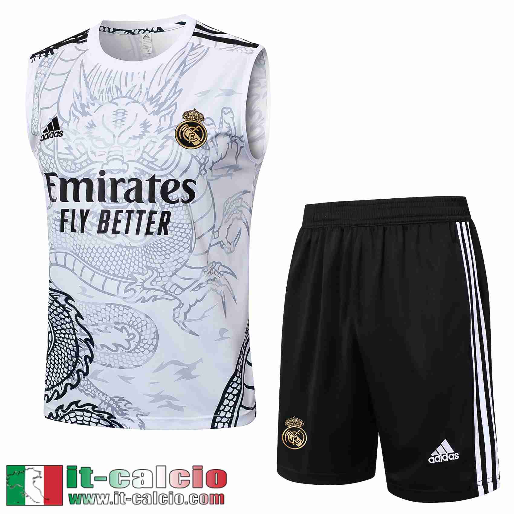 Maglietta Senza Maniche Real Madrid Uomo 2425 H100