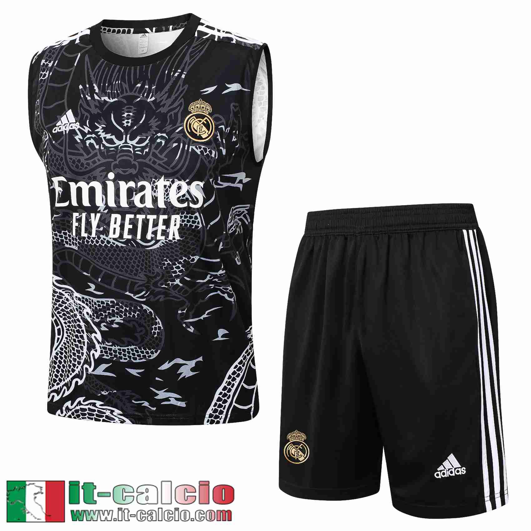 Maglietta Senza Maniche Real Madrid Uomo 2425 H129