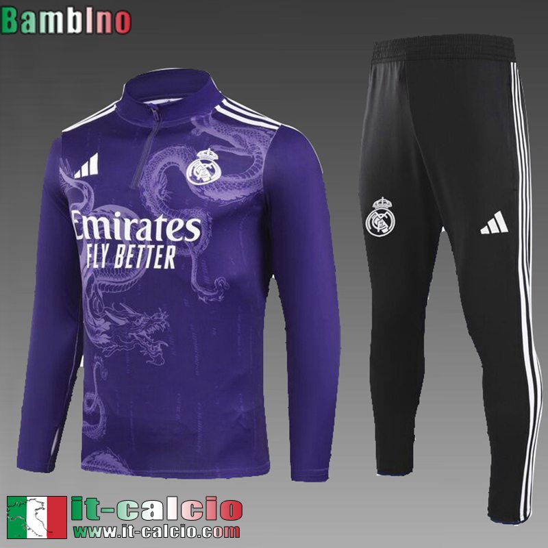 KIT: Tute Calcio Real Madrid Bambini 24 25 C327