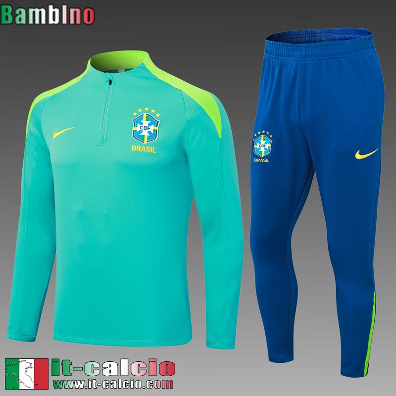 KIT: Tute Calcio Brasile Bambini 24 25 C287