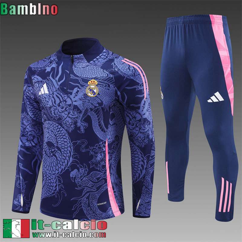 KIT: Tute Calcio Real Madrid Bambini 24 25 C302