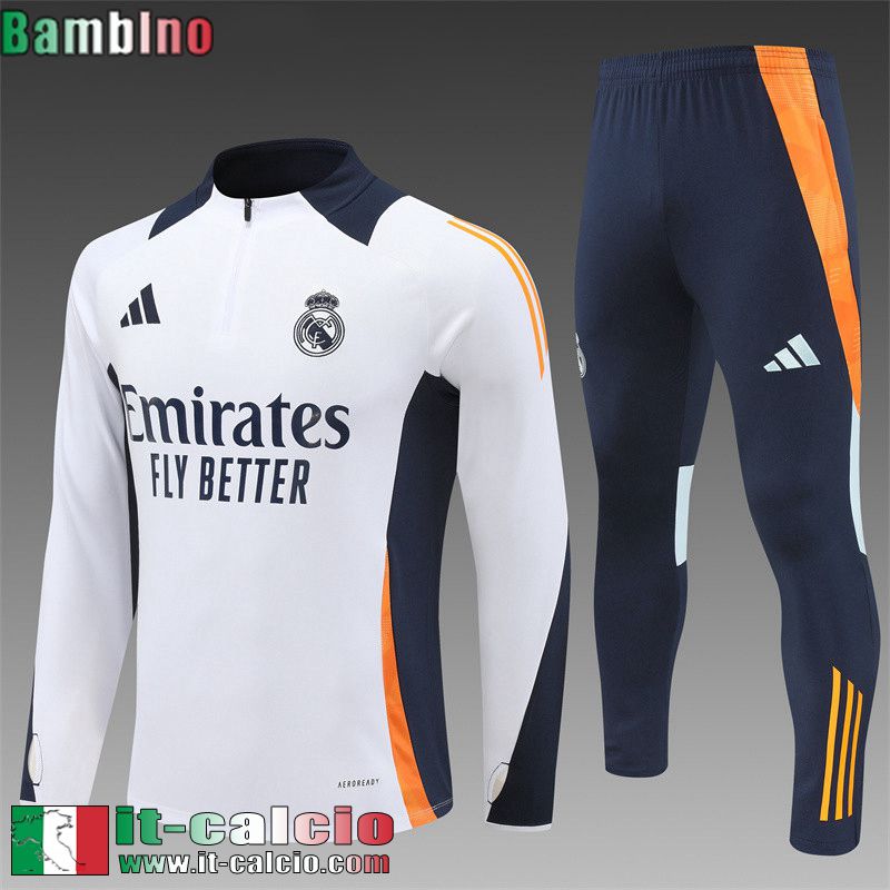 KIT: Tute Calcio Real Madrid Bambini 24 25 C303