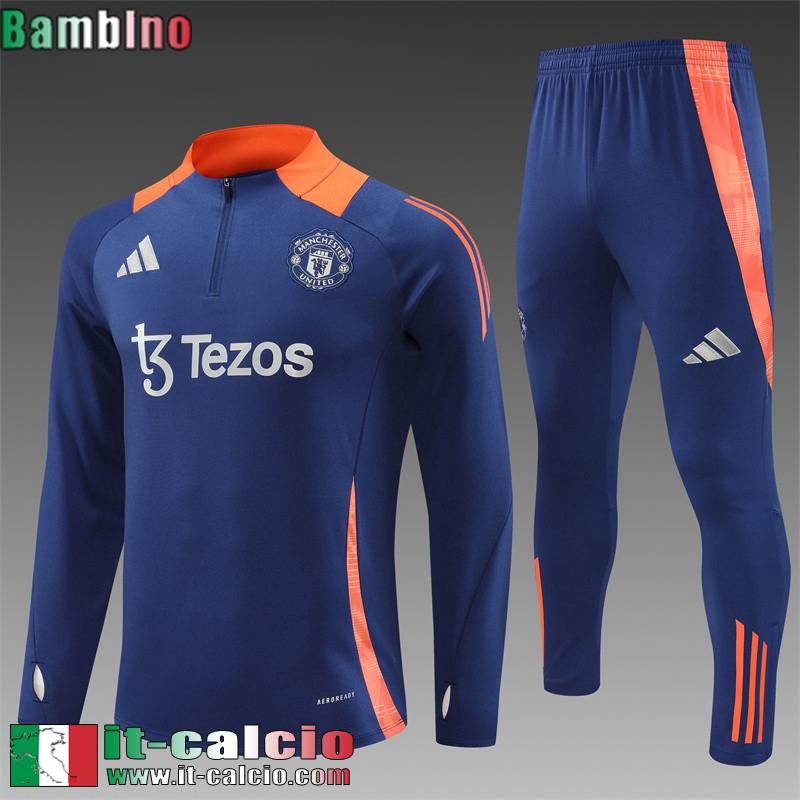 KIT: Tute Calcio Manchester United Bambini 24 25 C308