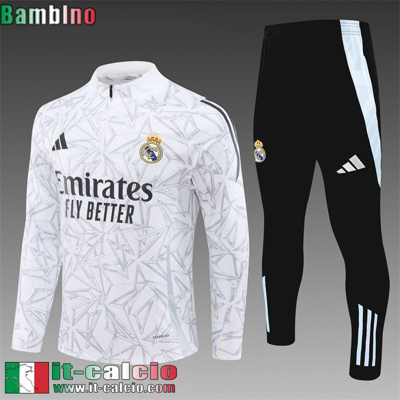 KIT: Tute Calcio Real Madrid Bambini 24 25 C316