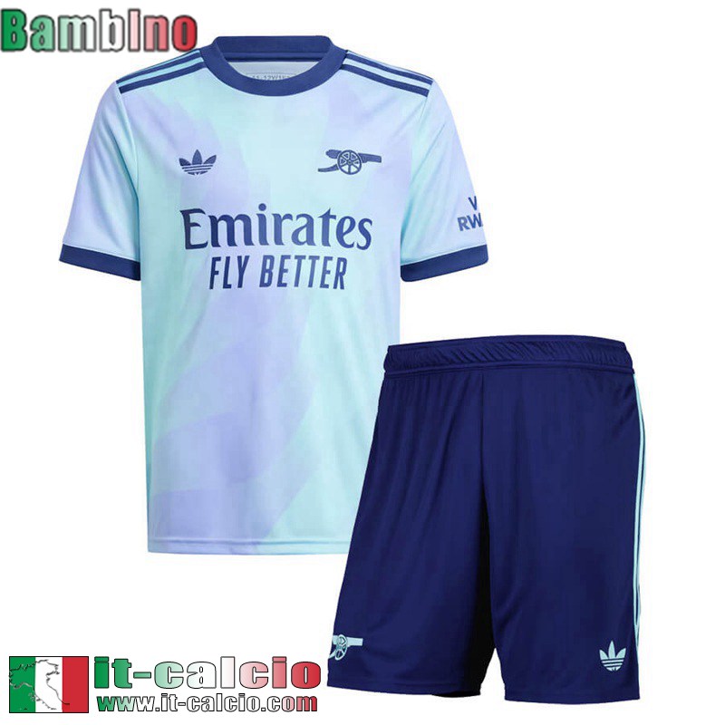 Maglia Calcio Arsenal Terza Bambini 2024 2025