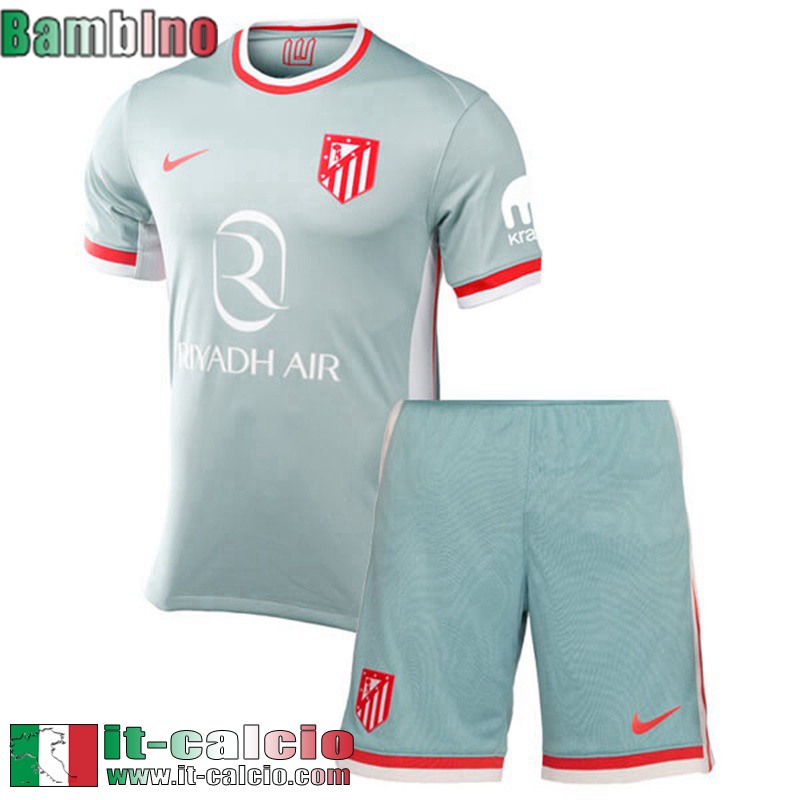 Maglia Calcio Atletico Madrid Seconda Bambini 2024 2025