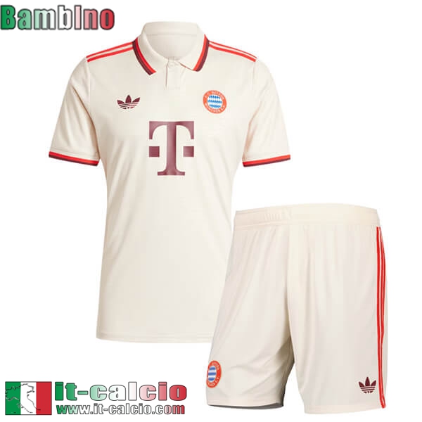 Maglia Calcio Bayern Monaco Terza Bambini 2024 2025