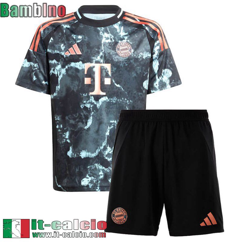 Maglia Calcio Bayern Monaco Seconda Bambini 2024 2025