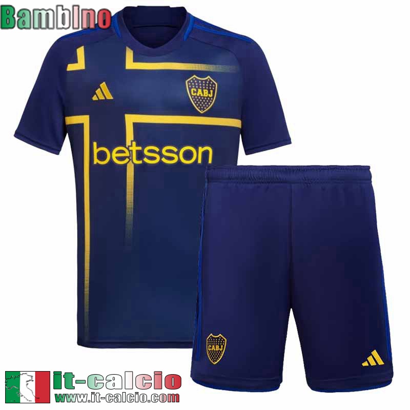 Maglia Calcio Boca Juniors Terza Bambini 2024 2025