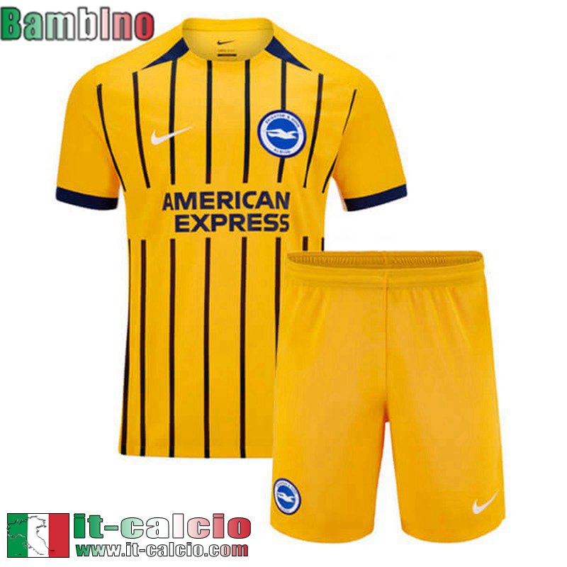 Maglia Calcio Brighton & Hove Albion Seconda Bambini 2024 2025