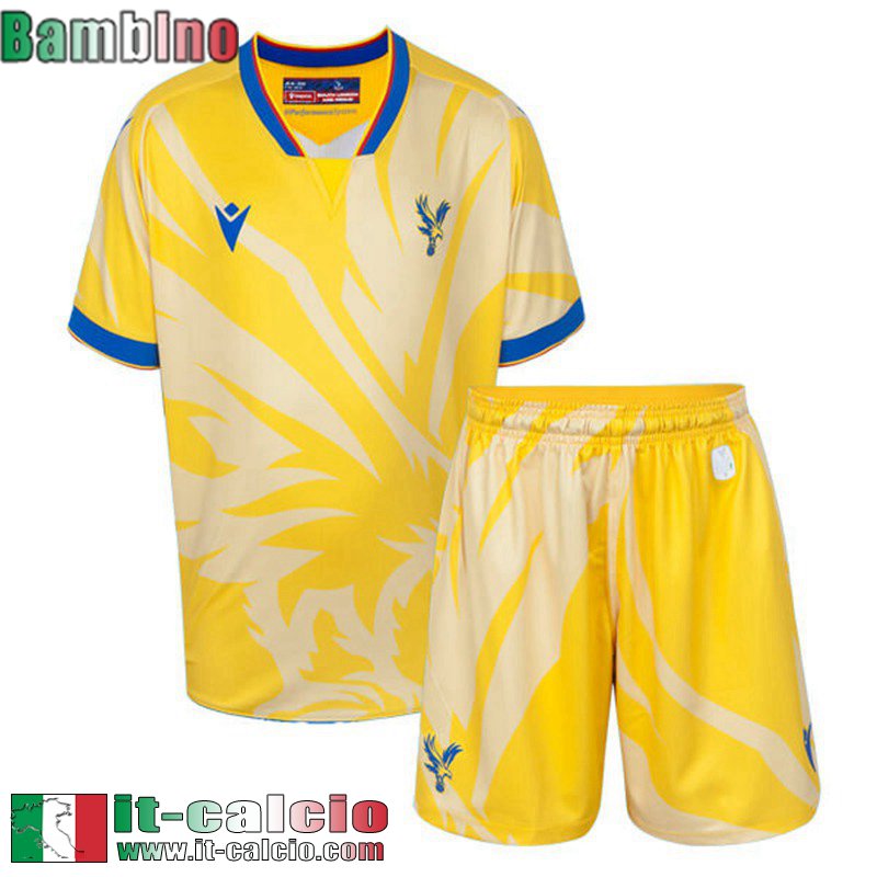 Maglia Calcio Crystal Palace Seconda Bambini 2024 2025