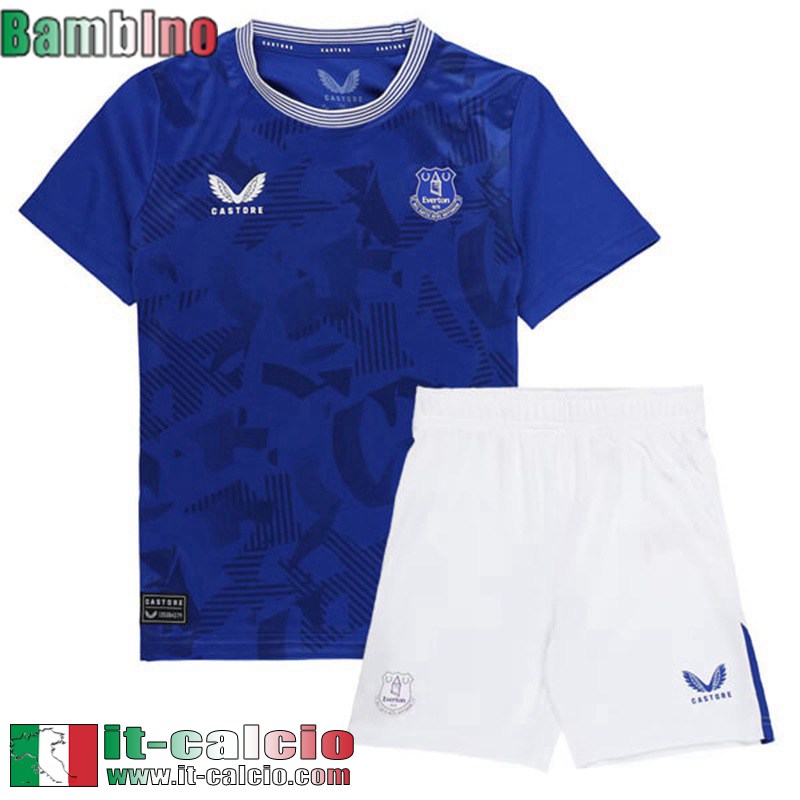 Maglia Calcio Everton Prima Bambini 2024 2025