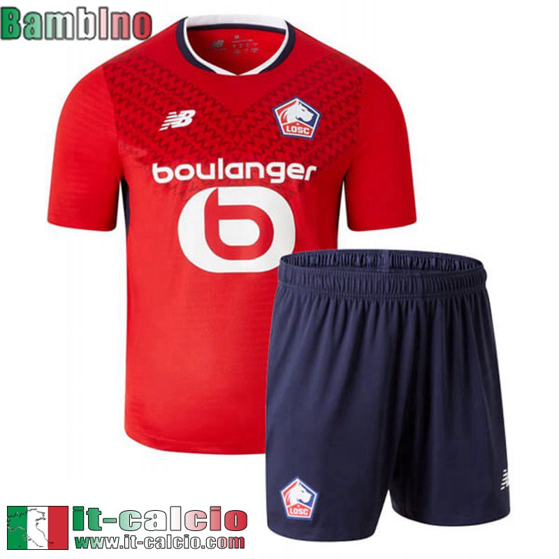 Maglia Calcio Lille OSC Prima Bambini 2024 2025