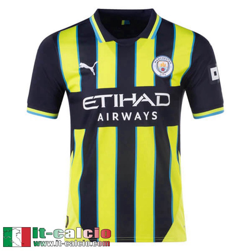 Maglia Calcio Manchester City Seconda Uomo 2024 2025