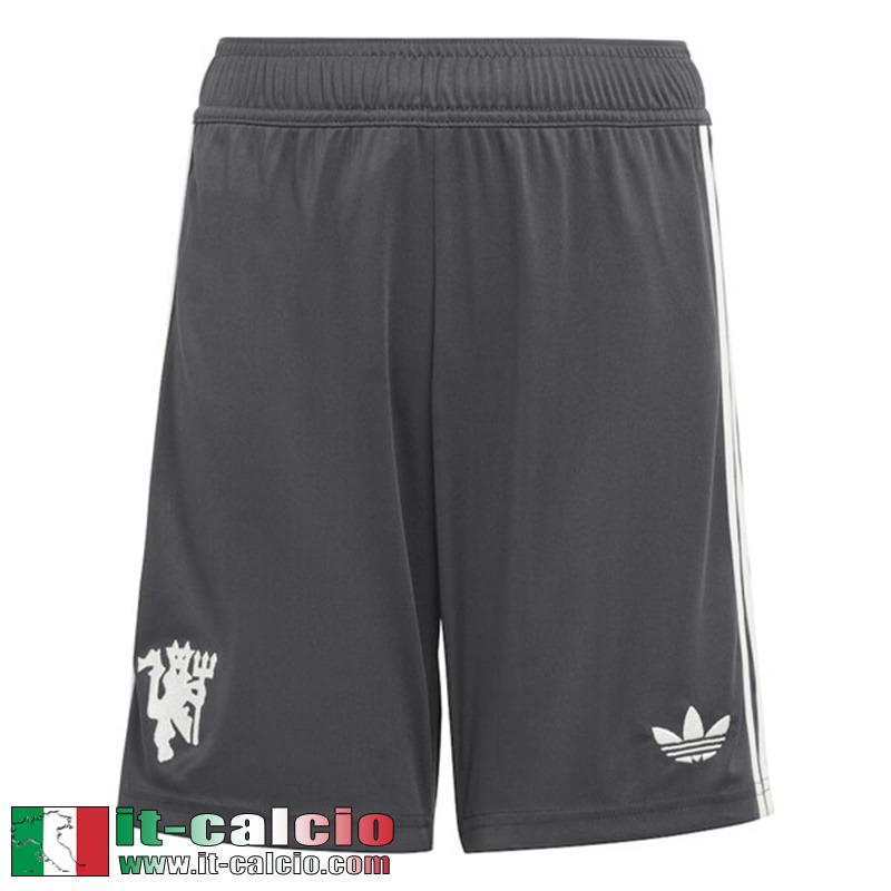 Pantaloncini Calcio Manchester United Terza Uomo 2024 2025 P484