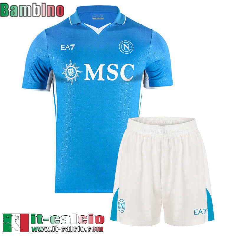 Maglia Calcio Nap0li Prima Bambini 2024 2025