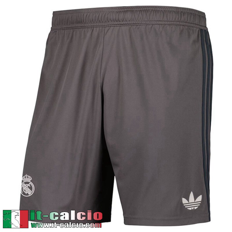 Pantaloncini Calcio Real Madrid Terza Uomo 2024 2025 P490