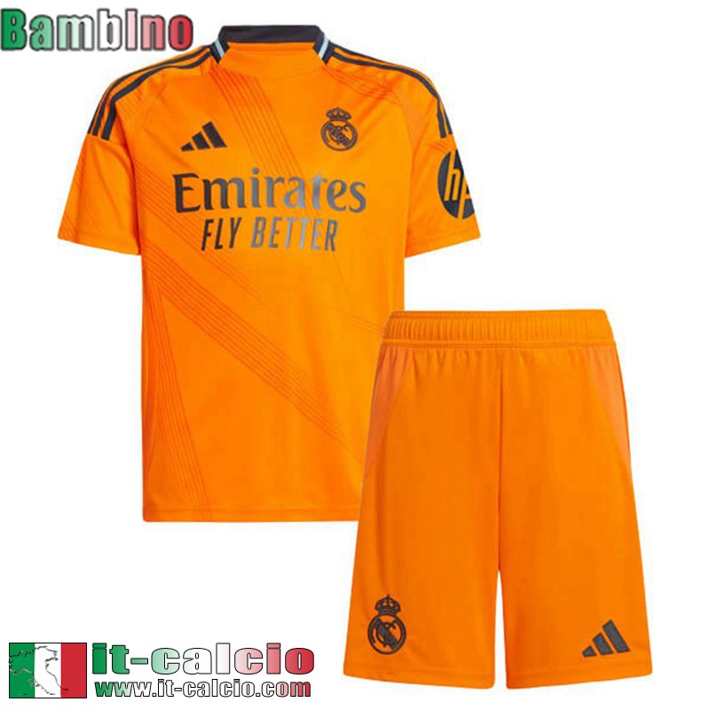 Maglia Calcio Real Madrid Seconda Bambini 2024 2025