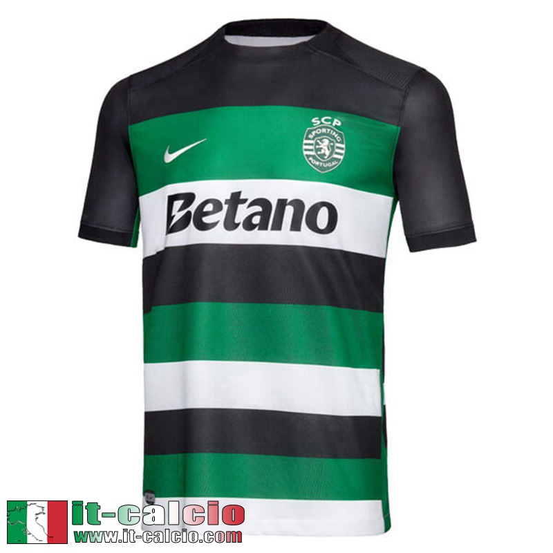 Maglia Calcio Sporting Lisbon Prima Uomo 2024 2025