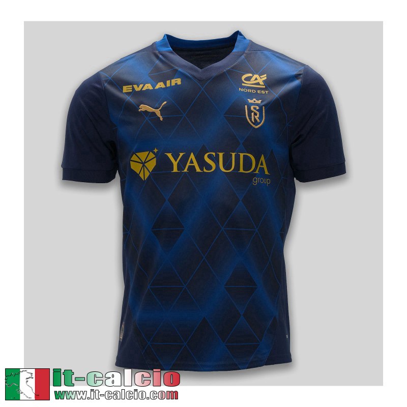 Maglia Calcio Stade Reims Seconda Uomo 2024 2025