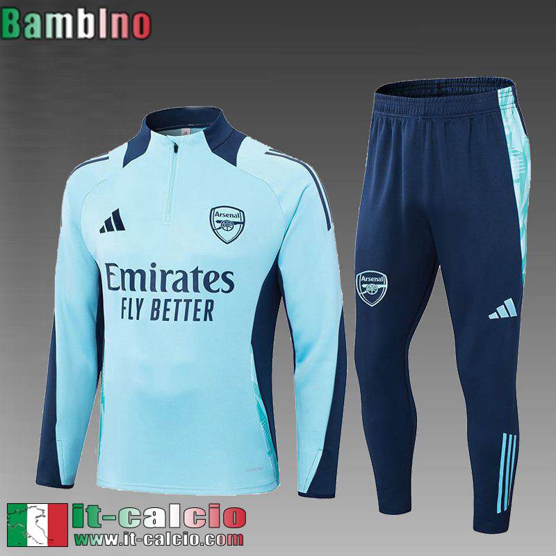 KIT: Tute Calcio Arsenal Bambini 2024 2025 C329