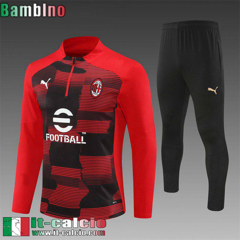 KIT: Tute Calcio AC Milan Bambini 2024 2025 C340