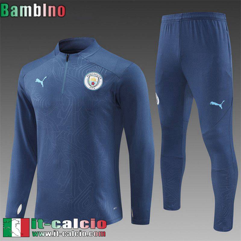 KIT: Tute Calcio Manchester City Bambini 2024 2025 C344