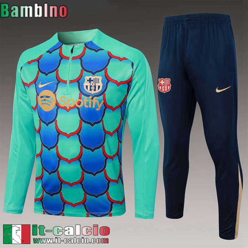 KIT: Tute Calcio Barcellona Bambini 2024 2025 C354