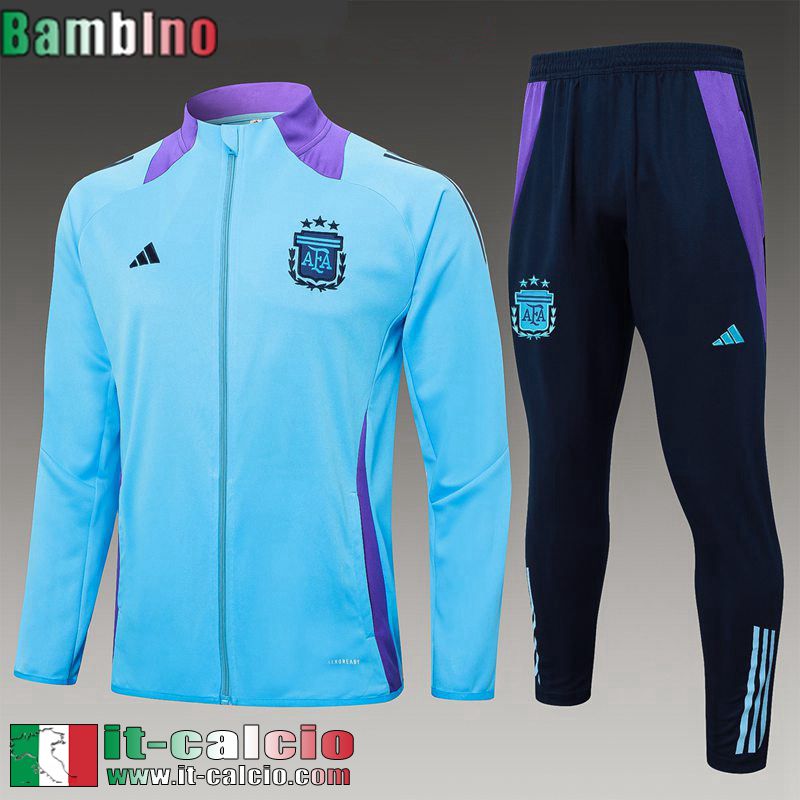 KIT: Full-Zip Giacca Argentina Bambini 2024 2025 C359