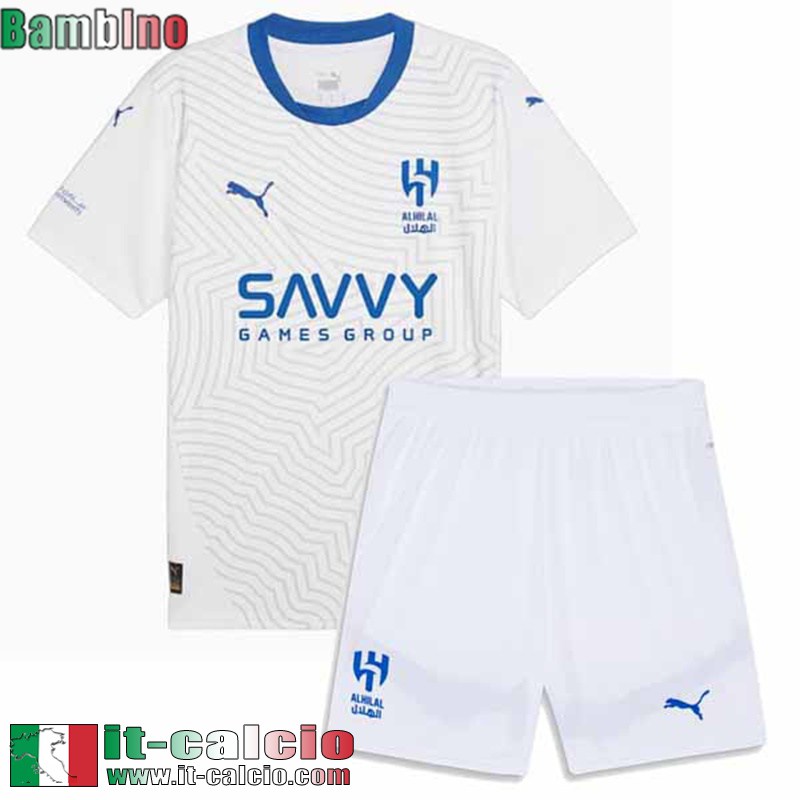 Maglia Calcio Al Hilal Seconda Bambini 2024 2025