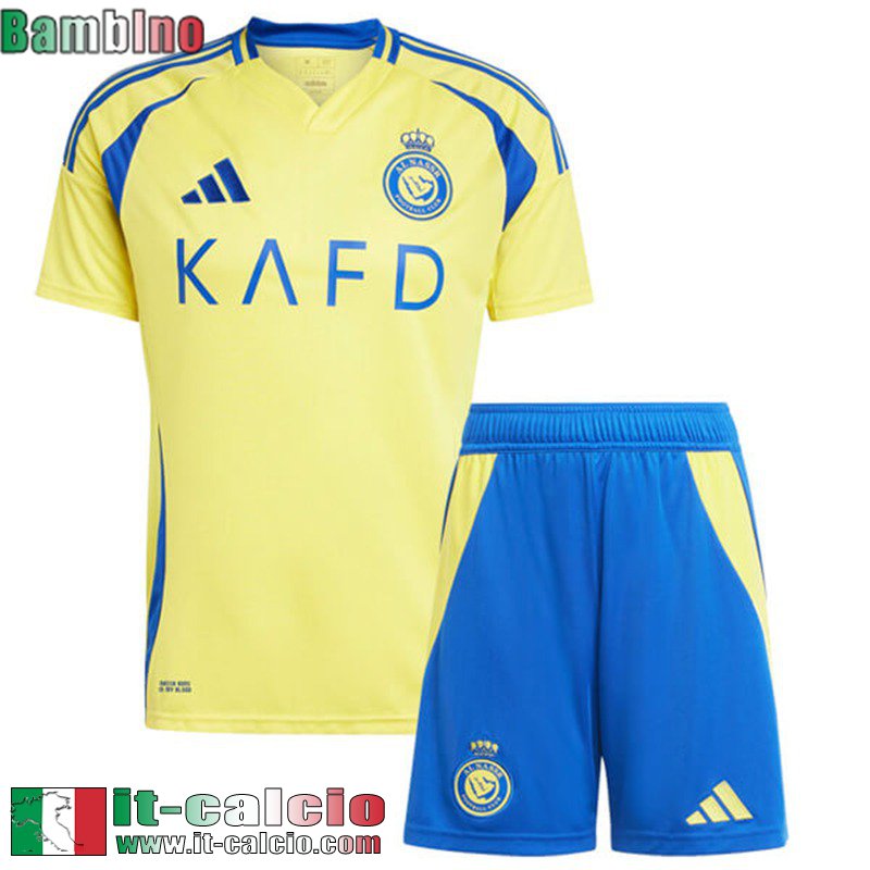 Maglia Calcio Al-Nassr Prima Bambini 2024 2025