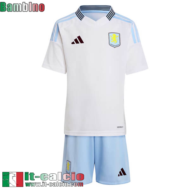 Maglia Calcio Aston Villa Seconda Bambini 2024 2025