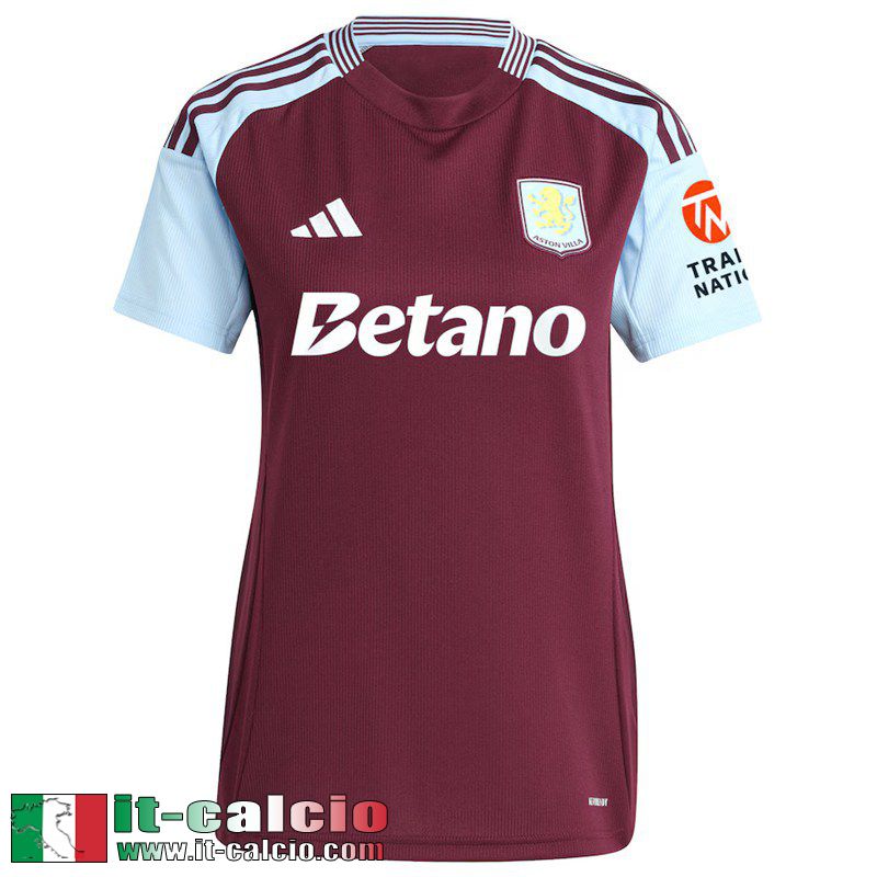 Maglia Calcio Aston Villa Prima Donna 2024 2025