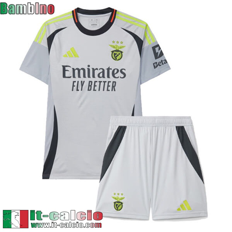 Maglia Calcio Benfica Terza Bambini 2024 2025