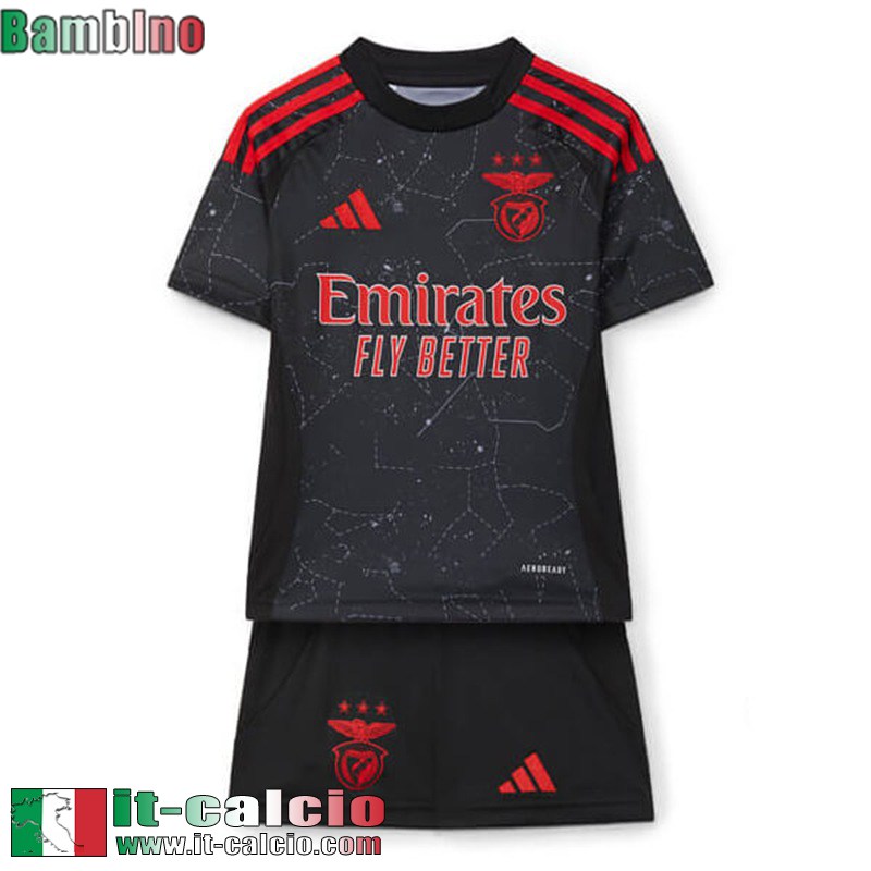 Maglia Calcio Benfica Seconda Bambini 2024 2025