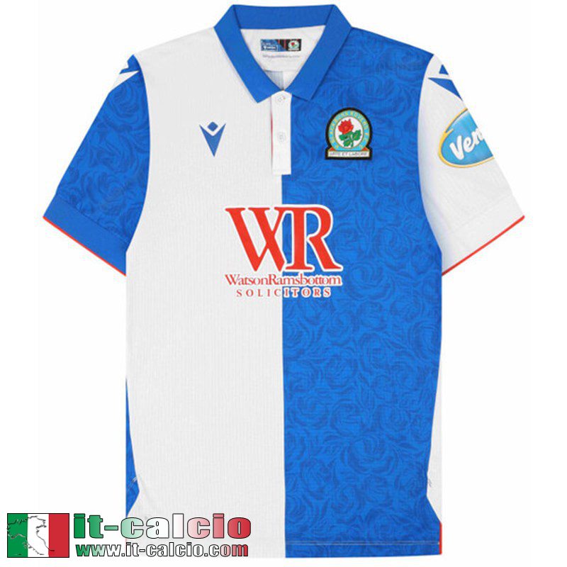 Maglia Calcio Blackburn Rovers Prima Uomo 2024 2025