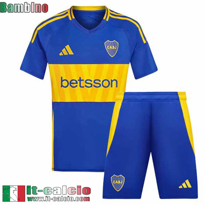 Maglia Calcio Boca Juniors Prima Bambini 2024 2025