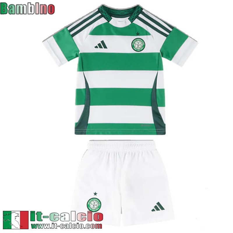 Maglia Calcio Celtic Prima Bambini 2024 2025