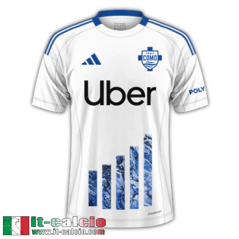 Maglia Calcio Como Seconda Uomo 2024 2025