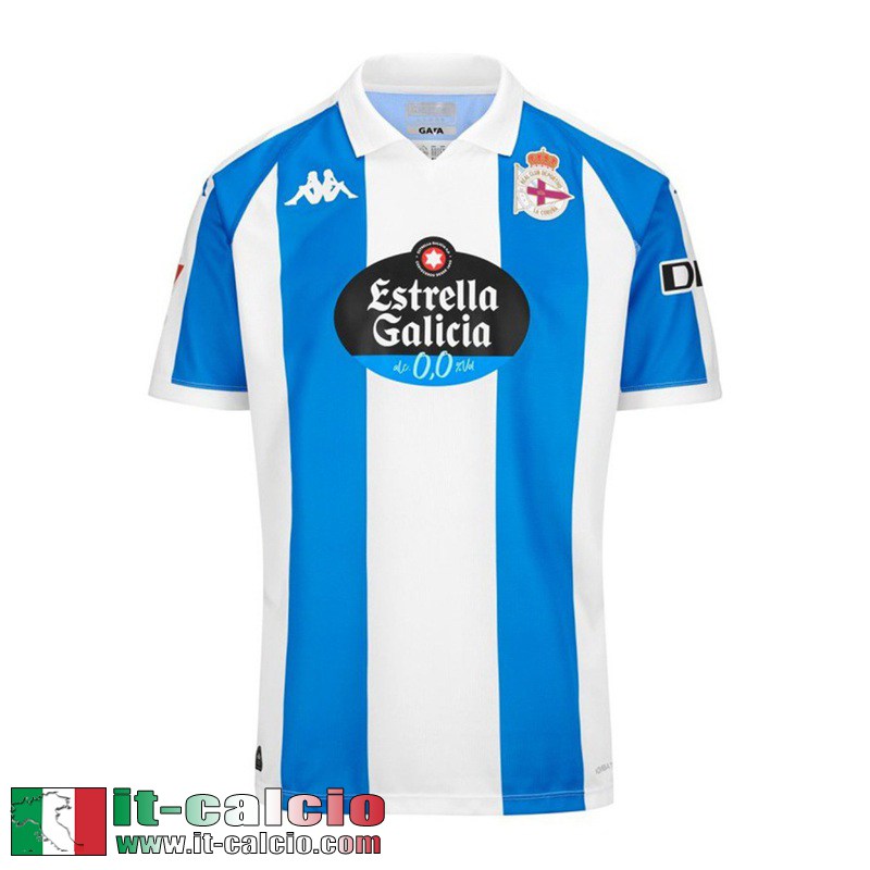 Maglia Calcio Deportivo Coruna Prima Uomo 2024 2025