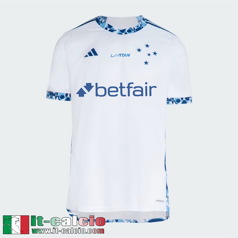 Maglia Calcio Cruzeiro Seconda Uomo 2024 2025