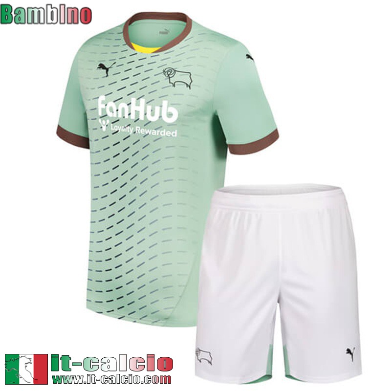 Maglia Calcio Derby County Seconda Bambini 2024 2025