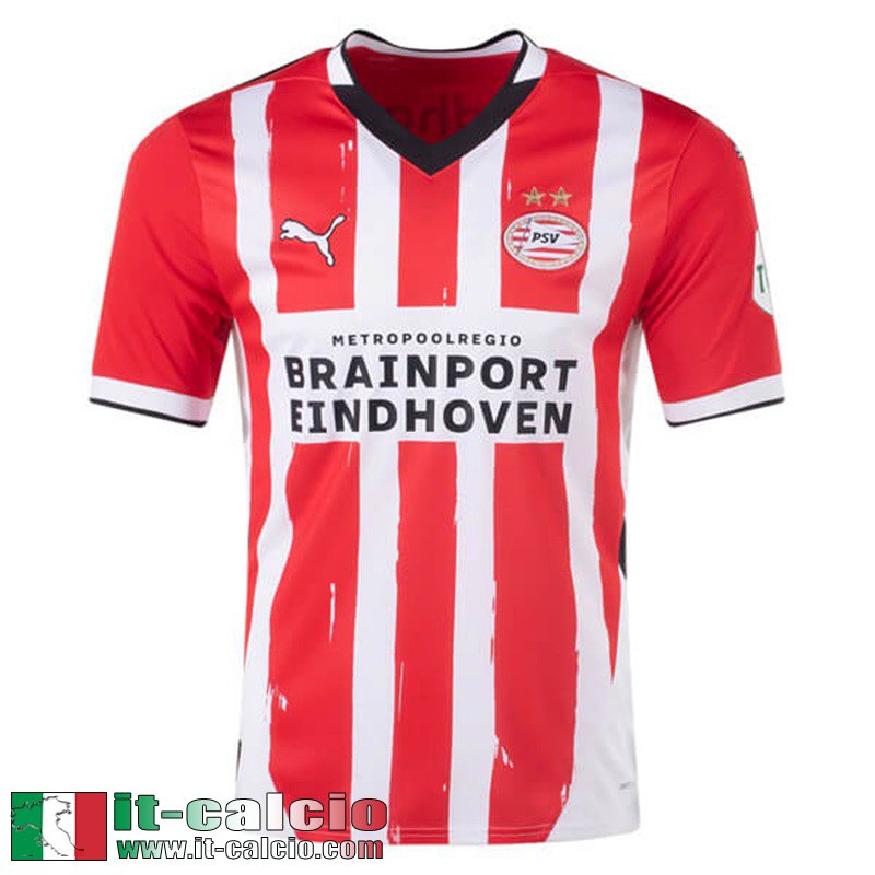 Maglia Calcio PSV Eindhoven Prima Uomo 2024 2025