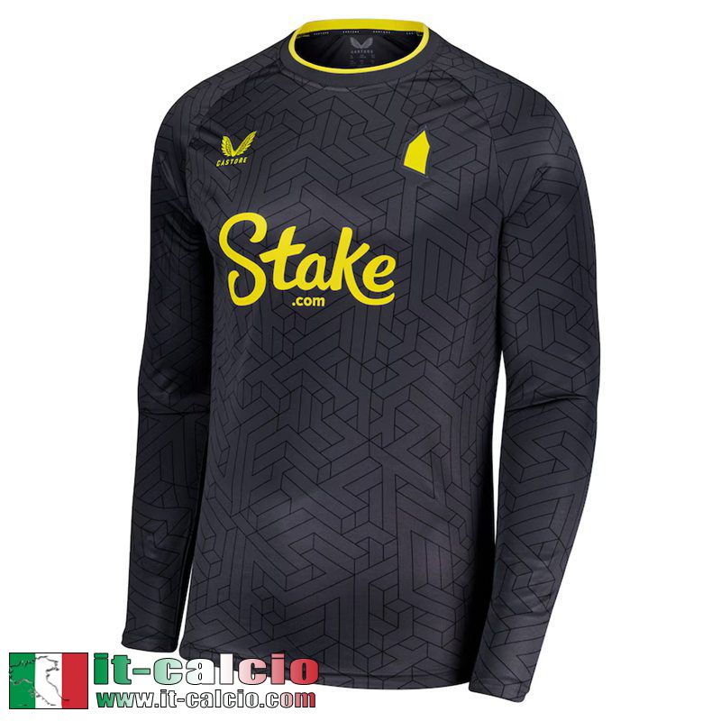 Maglia Calcio Everton Seconda Uomo Manga Larga 2024 2025