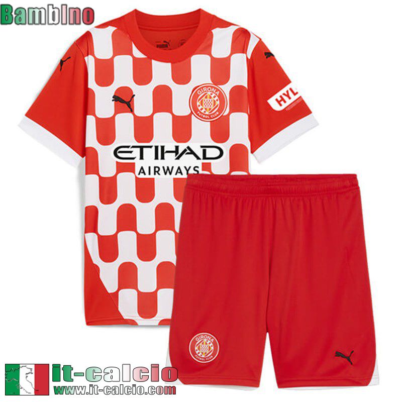 Maglia Calcio Girona Prima Bambini 2024 2025