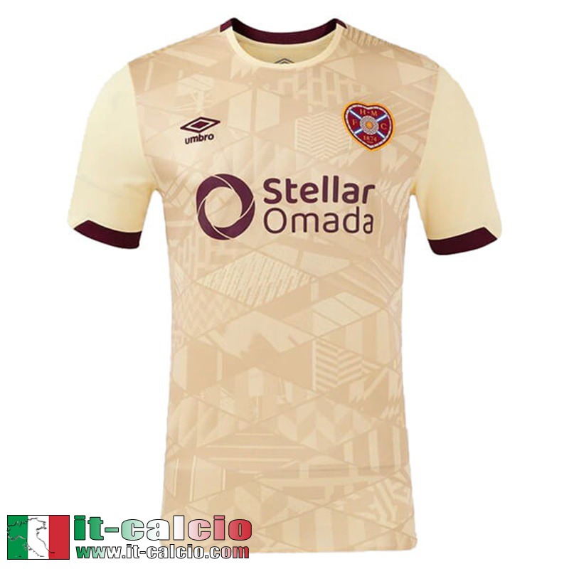 Maglia Calcio Hearts Seconda Uomo 2024 2025