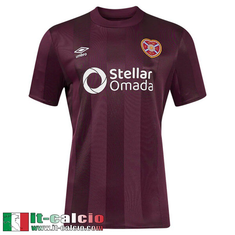 Maglia Calcio Hearts Prima Uomo 2024 2025