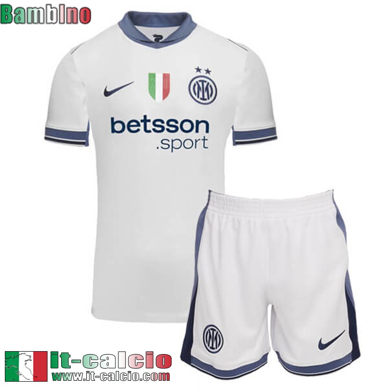 Maglia Calcio Inter Milan Seconda Bambini 2024 2025